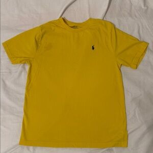 Boys Yellow Polo Ralph Lauren T-Shirt Large 14-16